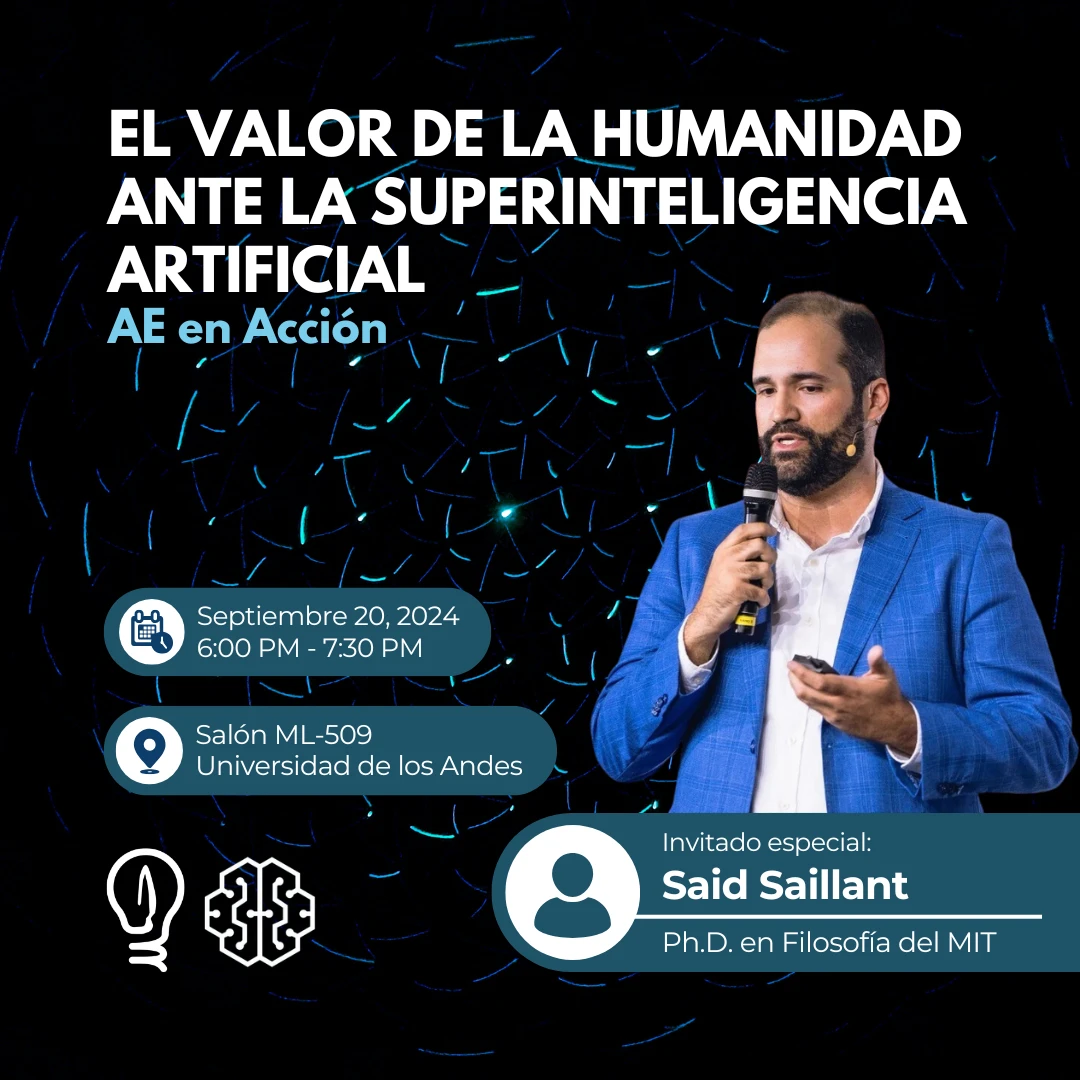 El valor de la humanidad ante la superinteligencia artificial. Charla, 20 de sept de 2024.